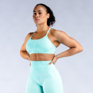 DFYNE Dynamic Mist Backless Spor Sütyeni Kadın Nane Beyaz | VBCYMU748