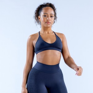 DFYNE Ignite Cross Back Spor Sütyeni Kadın Gri | OZMKYJ530