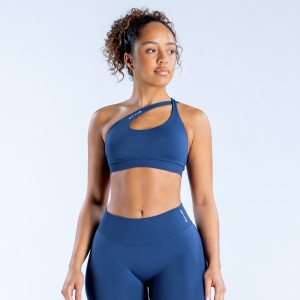 DFYNE Impact Asymmetric Spor Sütyeni Kadın Lacivert | ZMHJRW941