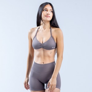 DFYNE Impact Strappy Spor Sütyeni Kadın Mor | SOPQVL604