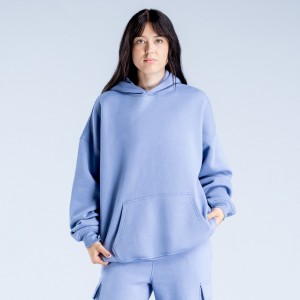 DFYNE Lanyi Edit Oversized Kapşonlu Kadın Mavi | VNILFH651