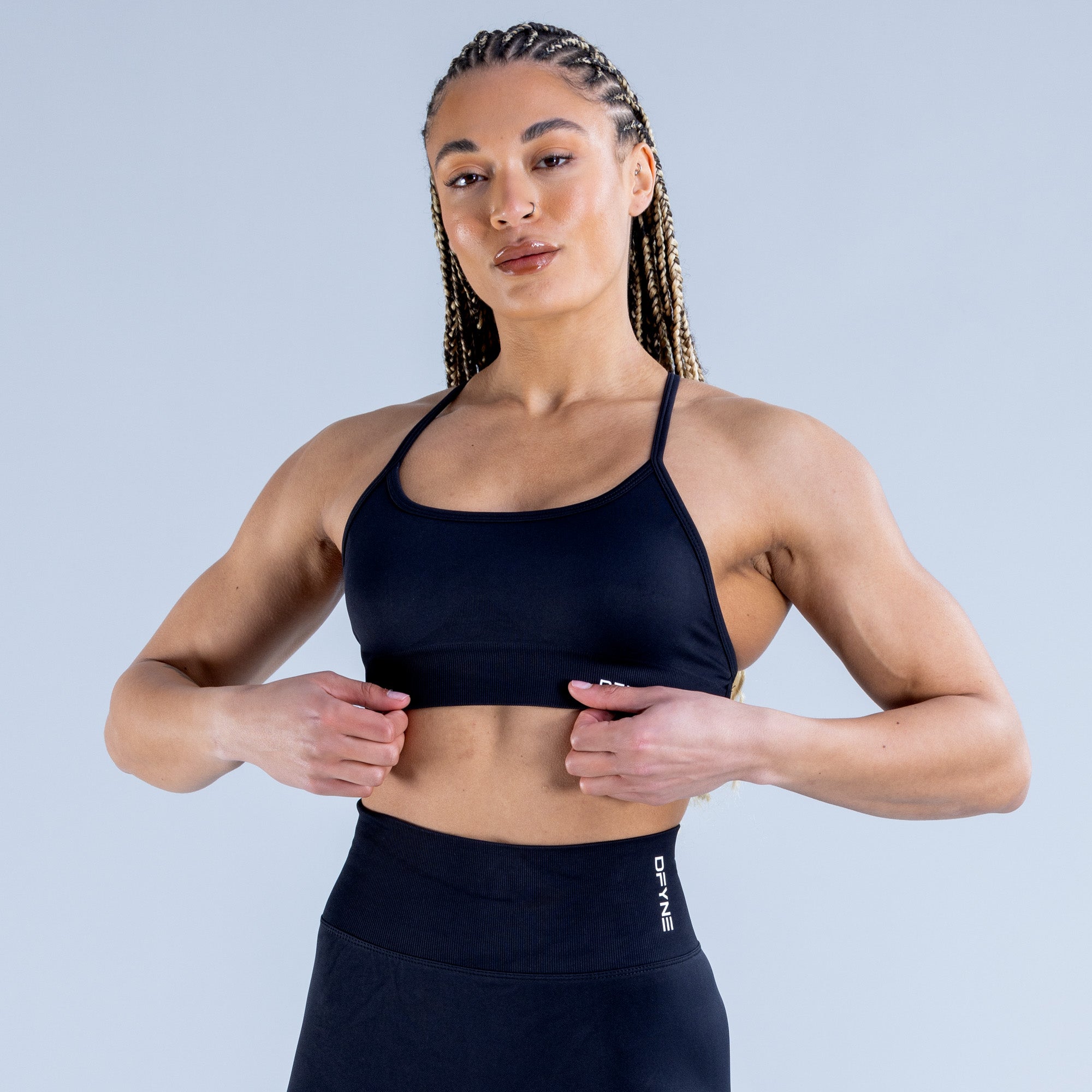DFYNE Dynamic Backless Spor Sütyeni Kadın Siyah | ZKIADN420
