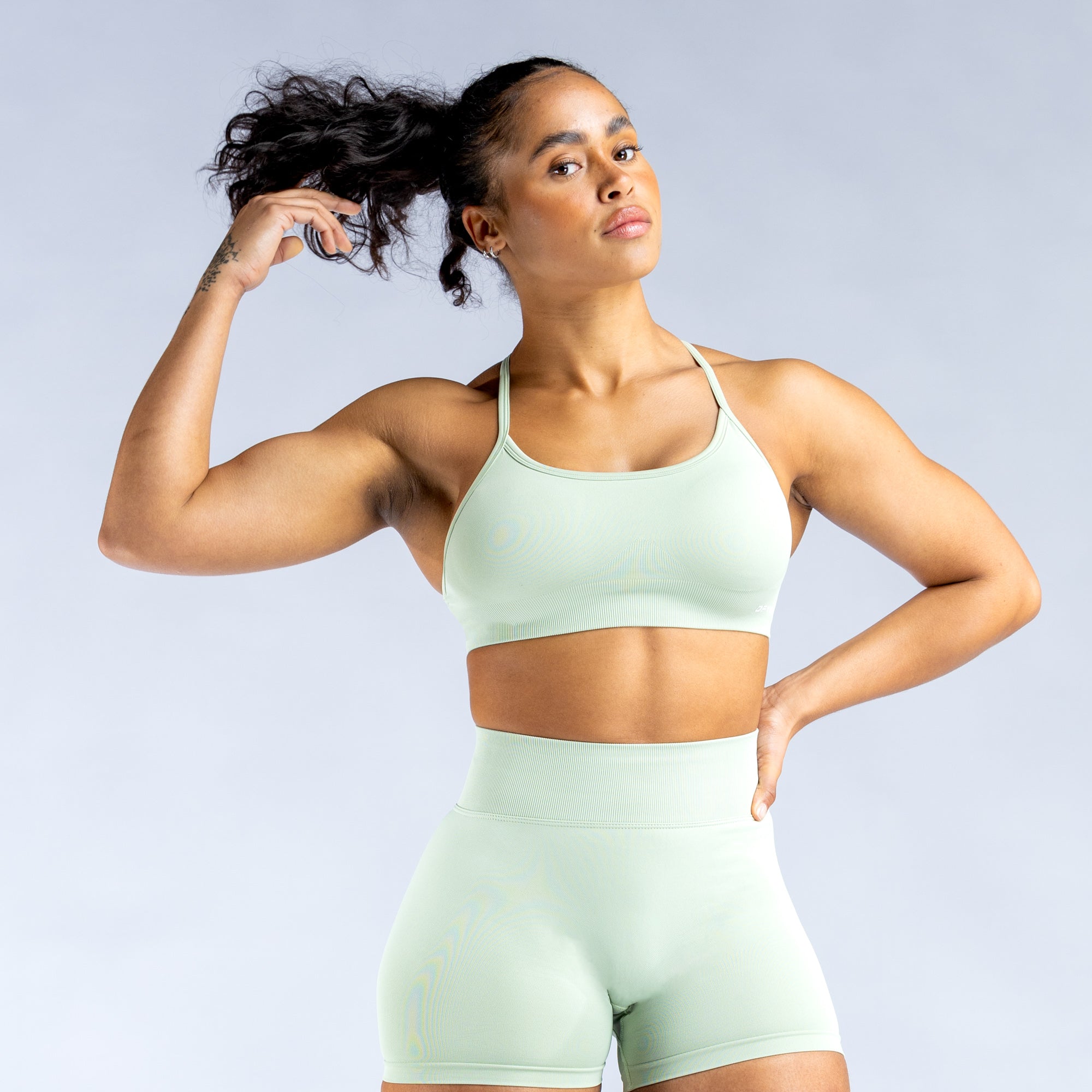 DFYNE Dynamic Backless Spor Sütyeni Kadın Yeşil | USEJIT632