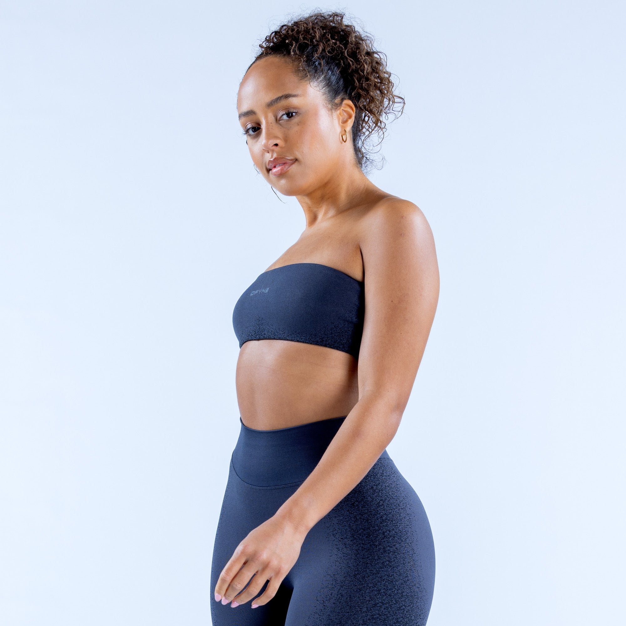 DFYNE Ignite Bandeau Spor Sütyeni Kadın Gri | PTFZQH816