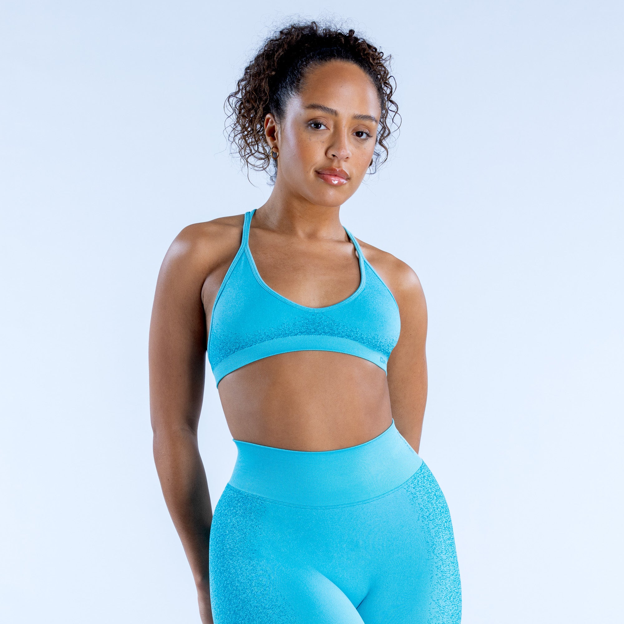 DFYNE Ignite Cross Back Spor Sütyeni Kadın Açık Turkuaz | DYMFNU750
