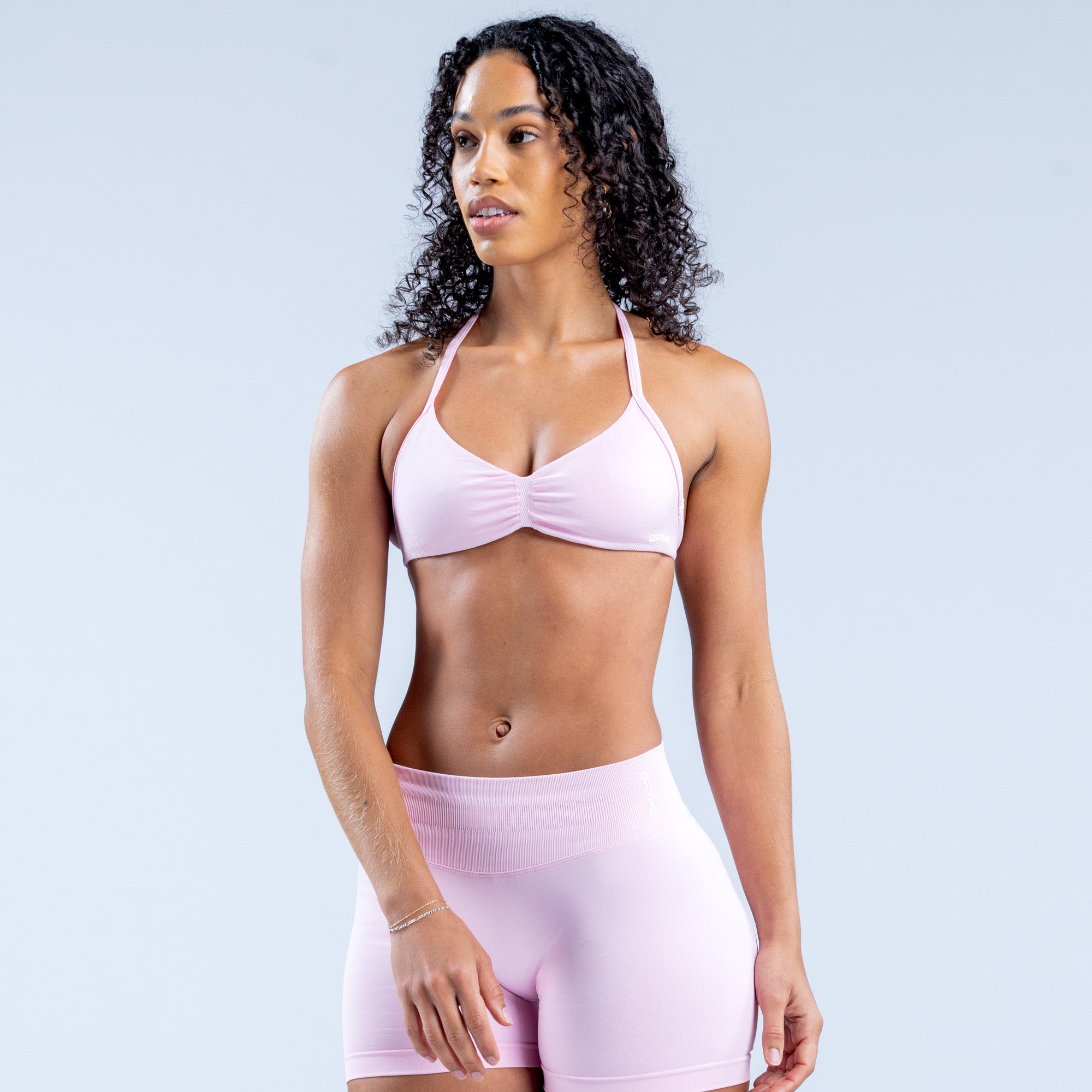 DFYNE Impact Strappy Spor Sütyeni Kadın Açık Pembe Pembe | ESZXPV210