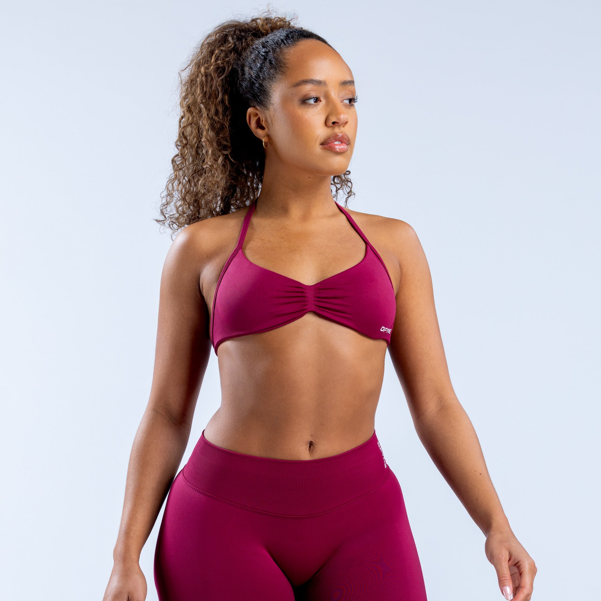 DFYNE Impact Strappy Spor Sütyeni Kadın Küpe Çiçeği | SVTDHX135