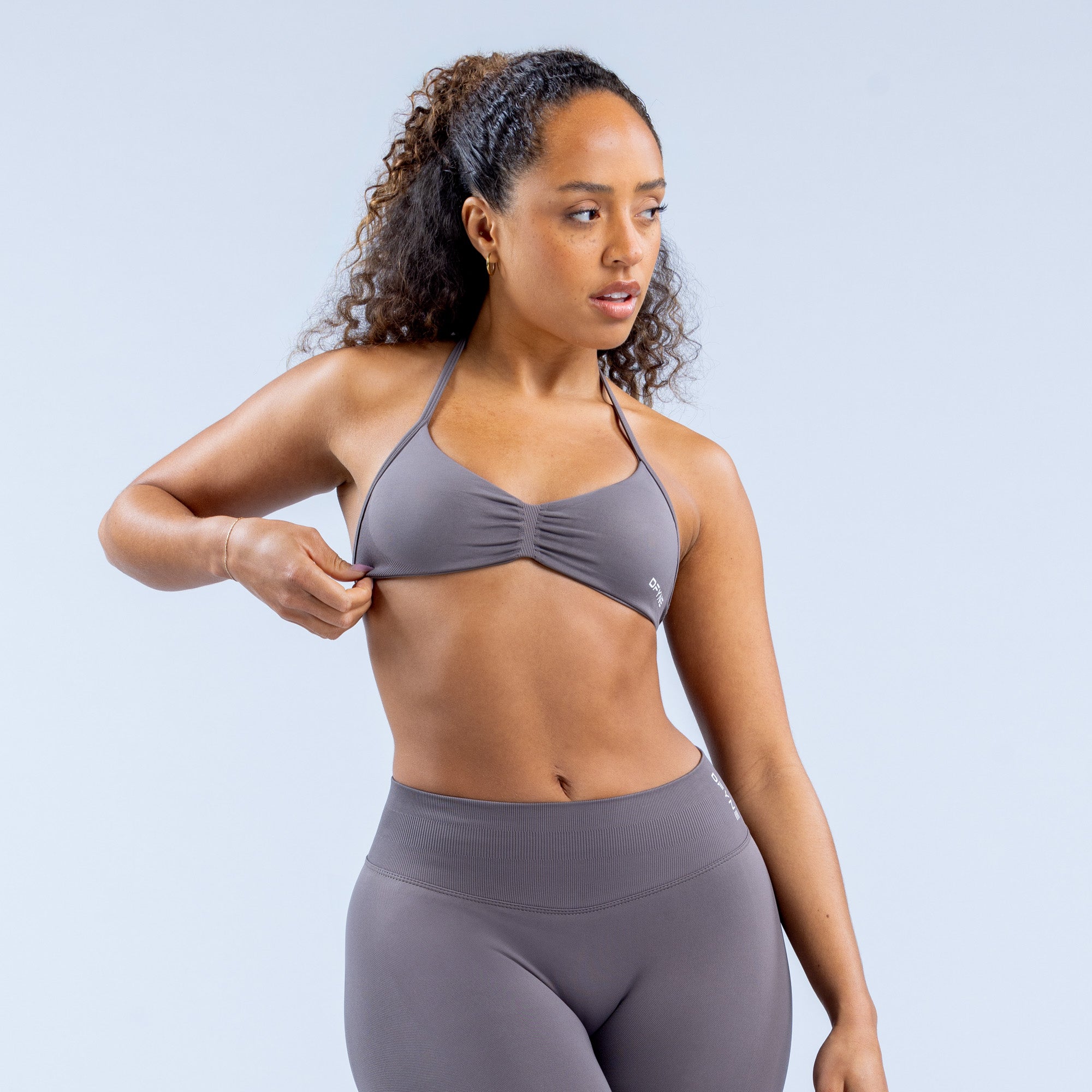 DFYNE Impact Strappy Spor Sütyeni Kadın Mor | SOPQVL604