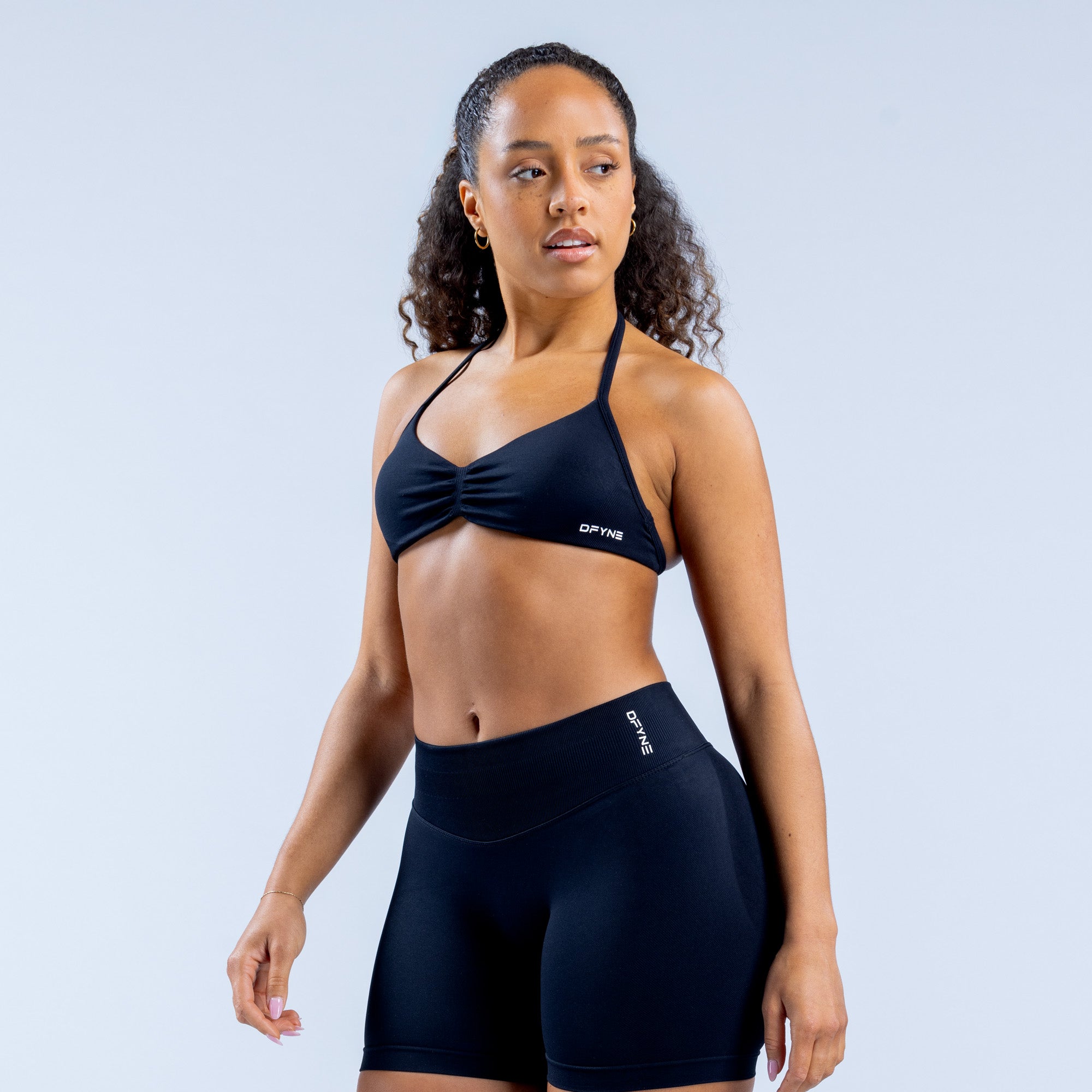 DFYNE Impact Strappy Spor Sütyeni Kadın Siyah | ETBARW168