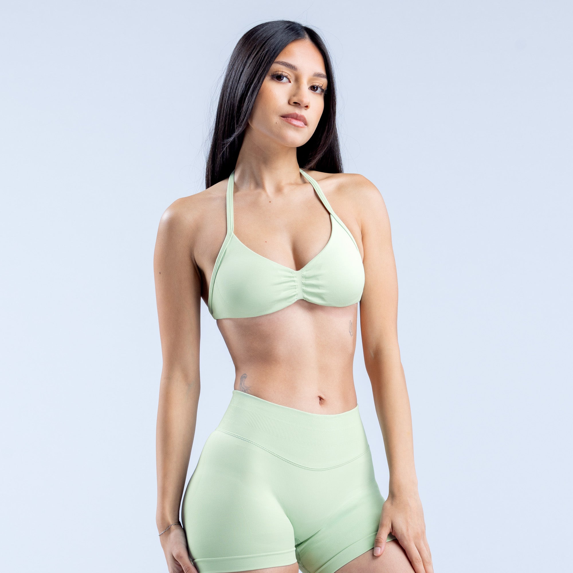 DFYNE Impact Strappy Spor Sütyeni Kadın Yeşil | DBNTKW168