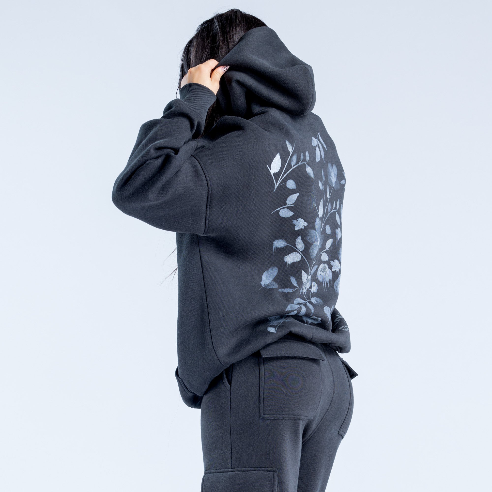 DFYNE Lanyi Edit Oversized Kapşonlu Kadın Siyah | SGVUJT846