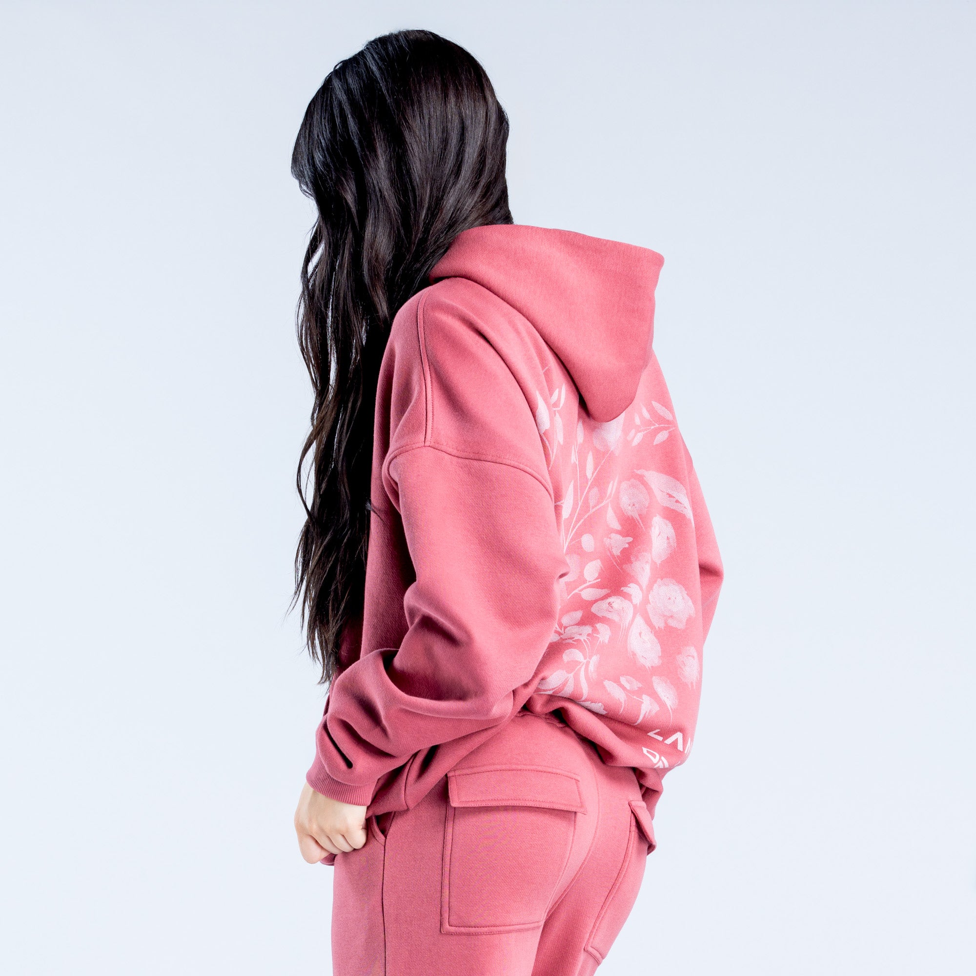 DFYNE Lanyi Edit Oversized Kapşonlu Kadın Koyu Pembe | SDRGTA730