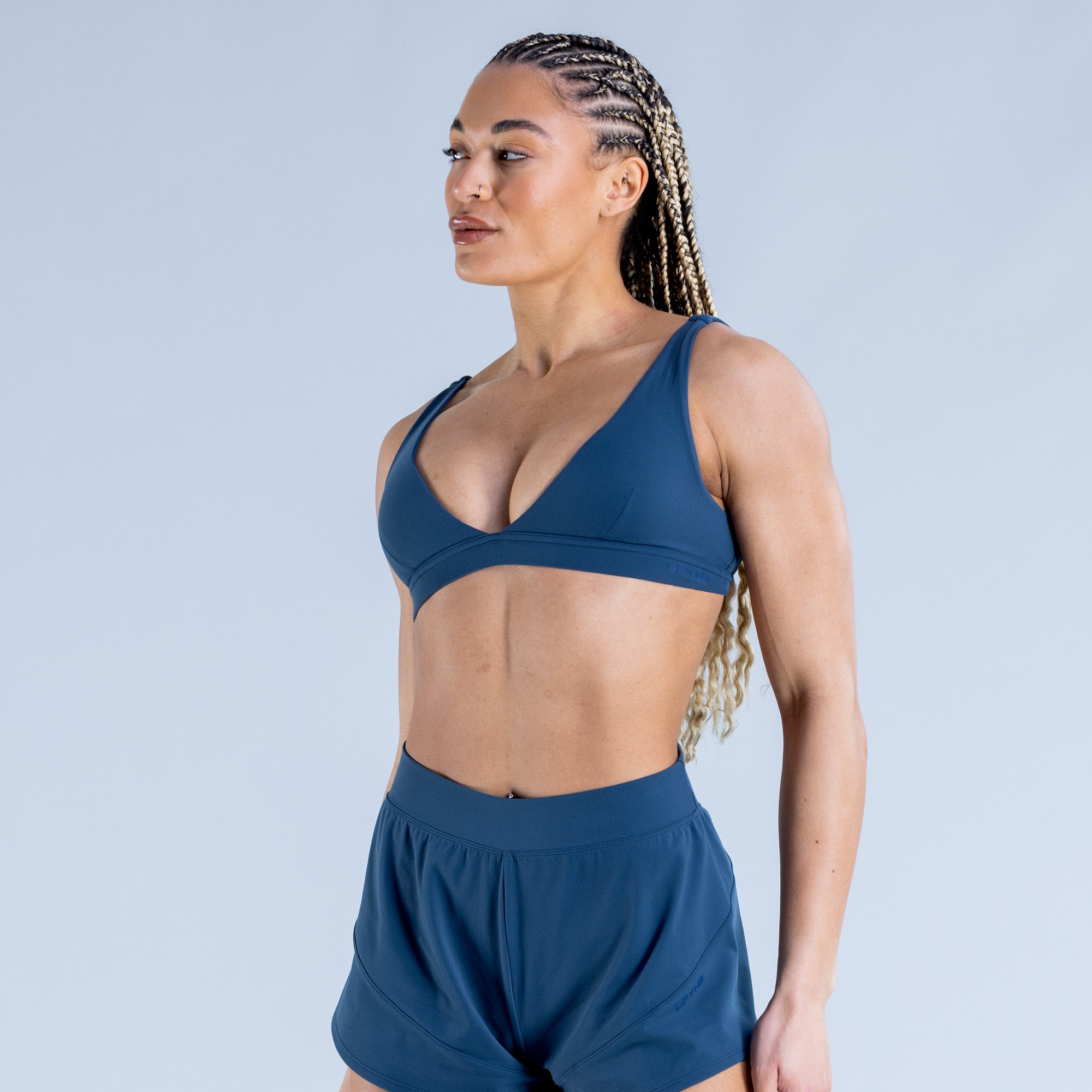 DFYNE Origin Minimal Spor Sütyeni Kadın Mavi | MKTYUG637