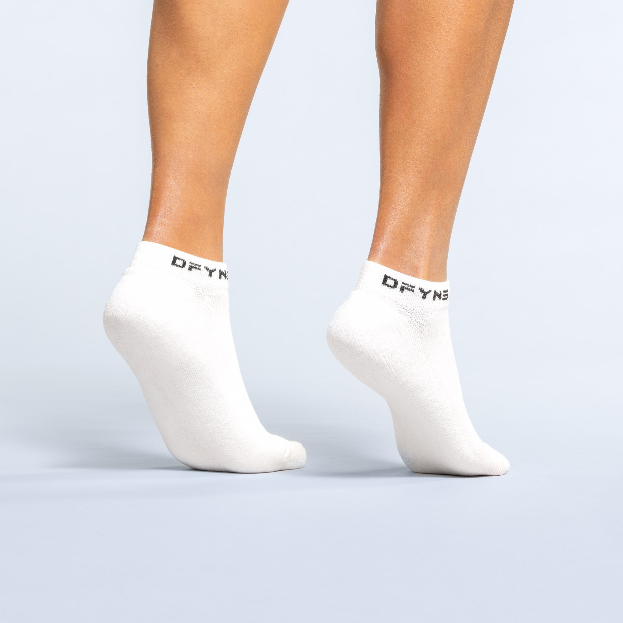 DFYNE Revive Ankle Çorap Kadın Beyaz Siyah | SZKGOP309