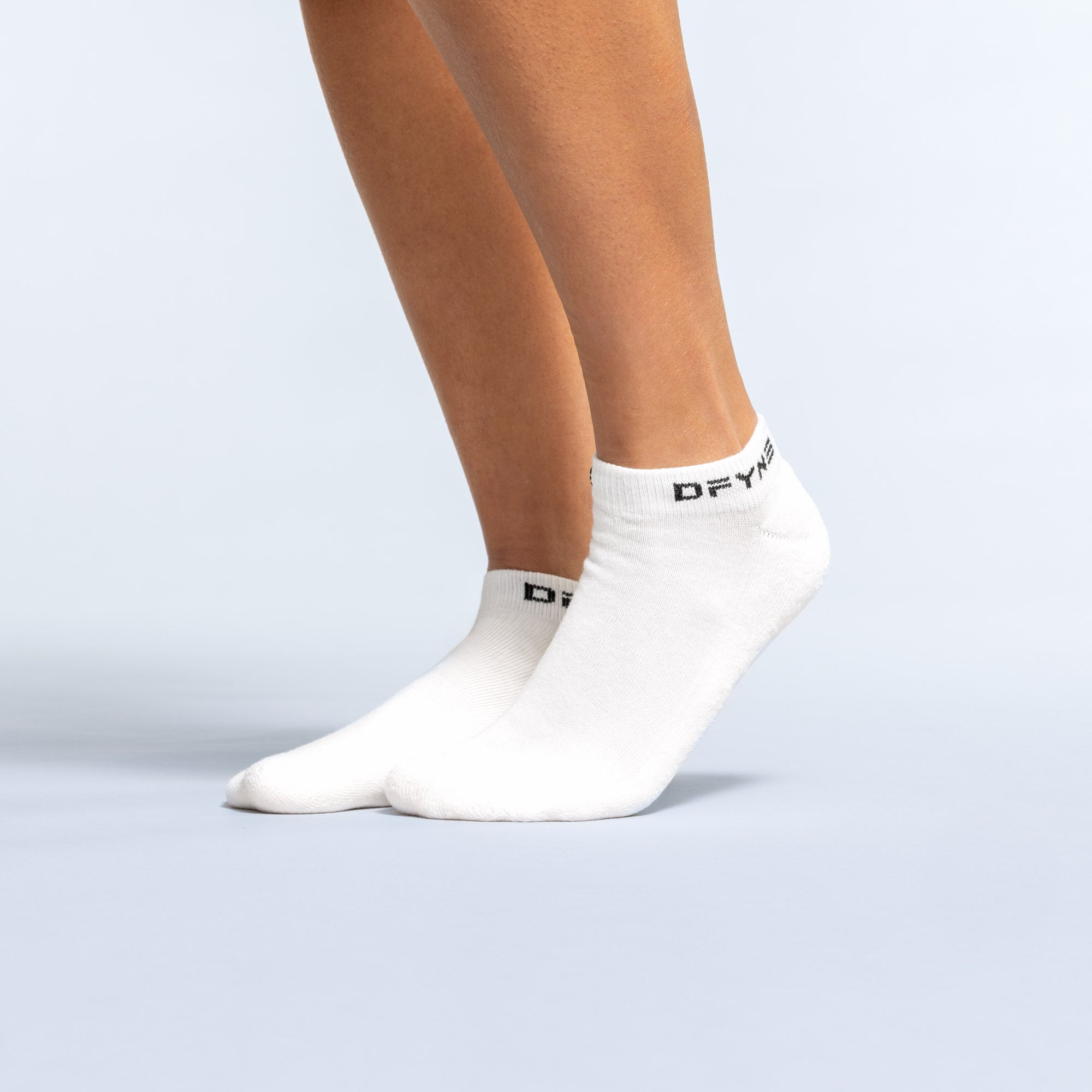 DFYNE Revive Ankle Çorap Kadın Beyaz Siyah | SZKGOP309