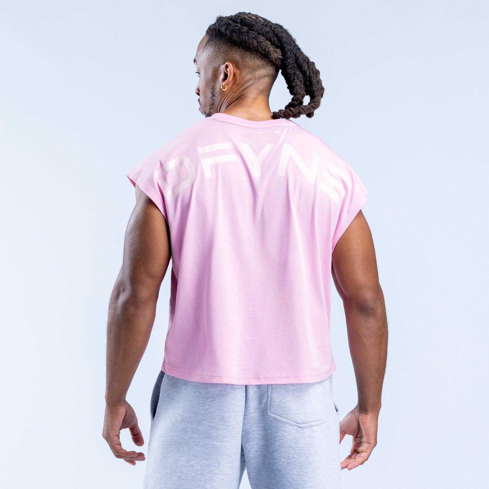 DFYNE Signature Crop Atlet Erkek Açık Pembe Pembe | QYSPIX517