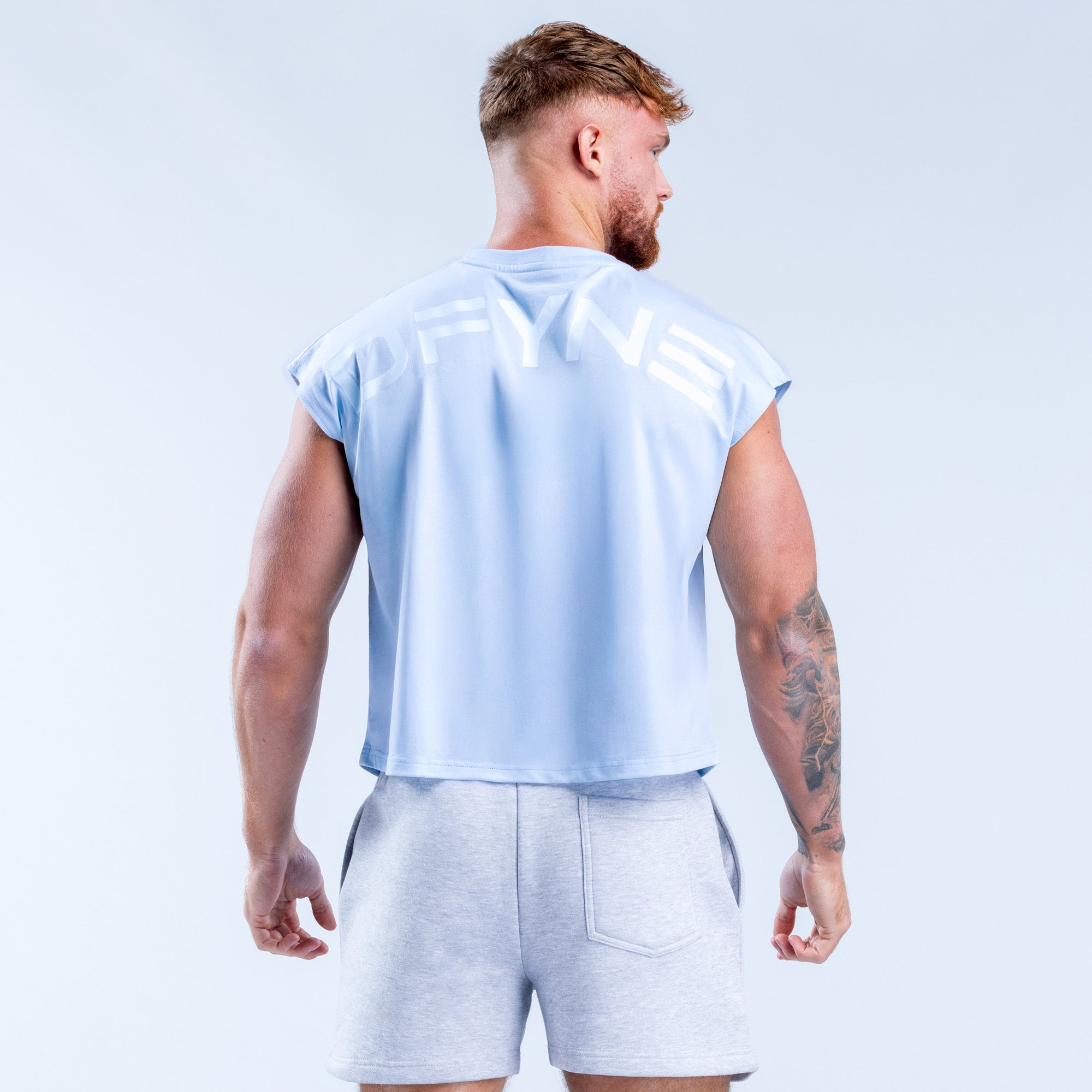 DFYNE Signature Crop Atlet Erkek Mavi | TECVAU321