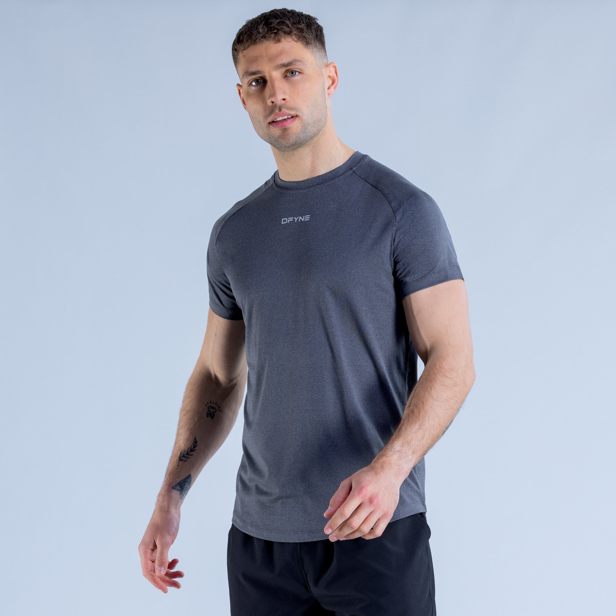 DFYNE Stealth Training Tişört Erkek Siyah | YMLVBX916